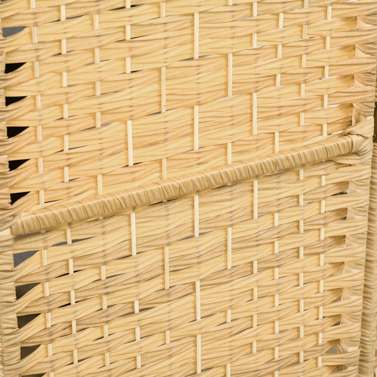 Cloison de séparation Polypropylène Chêne beige, HOMCOM