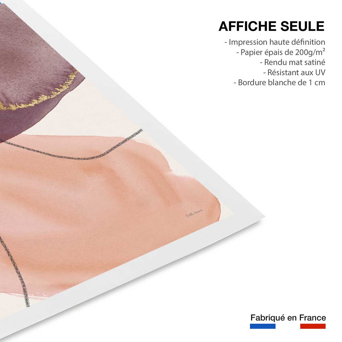 Affiche Pétale passion affiche seule, HEXOA