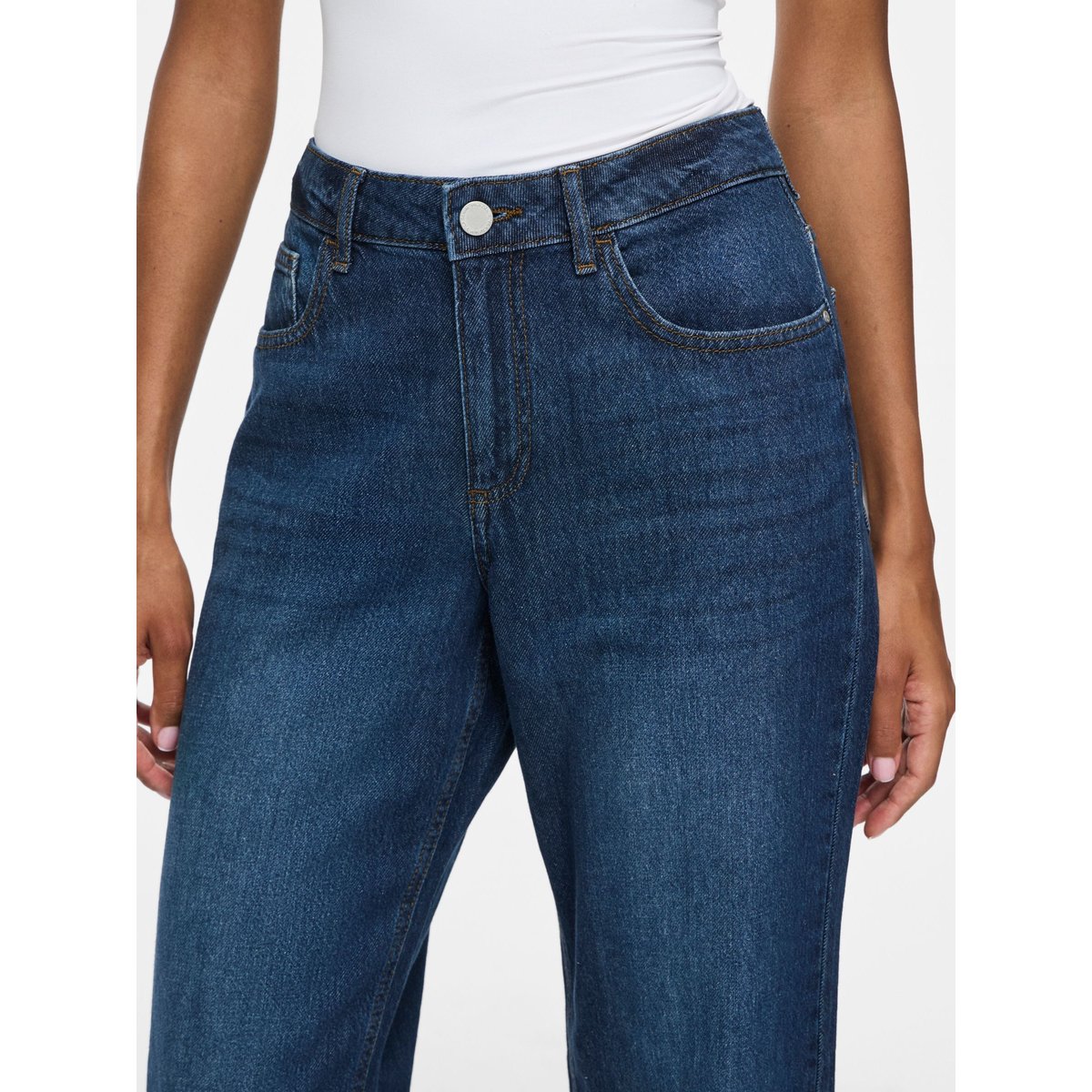 Jean À Coupe Ample bleu - dark blue denim1, VILA