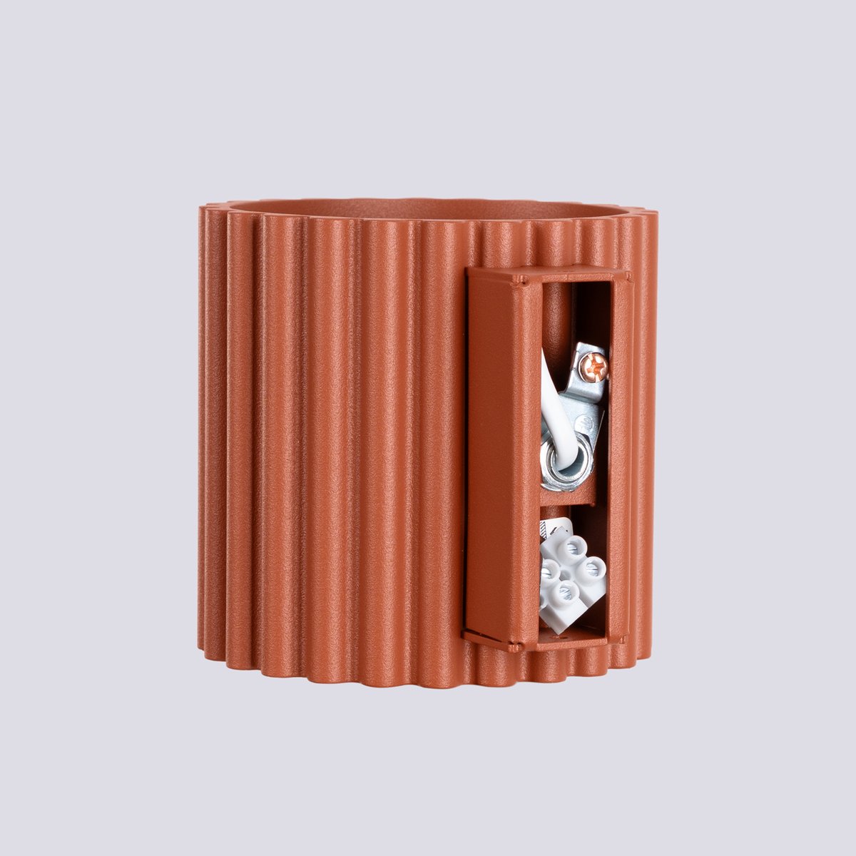 Applique Aluminium Ocre Rouge G9 1 Aura rouge, EDEN