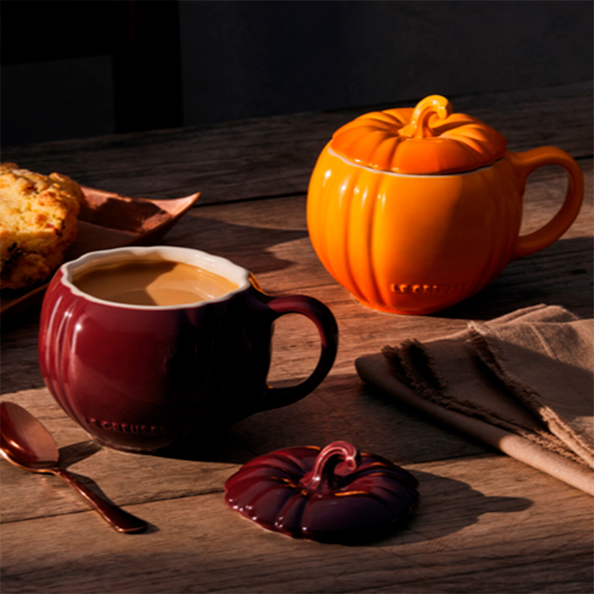 Mug citrouille 400ml volcanique, LE CREUSET