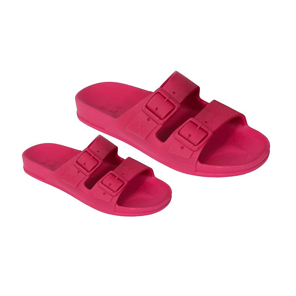 Rio De Janeiro Double-Strap Mules dark pink, CACATOES