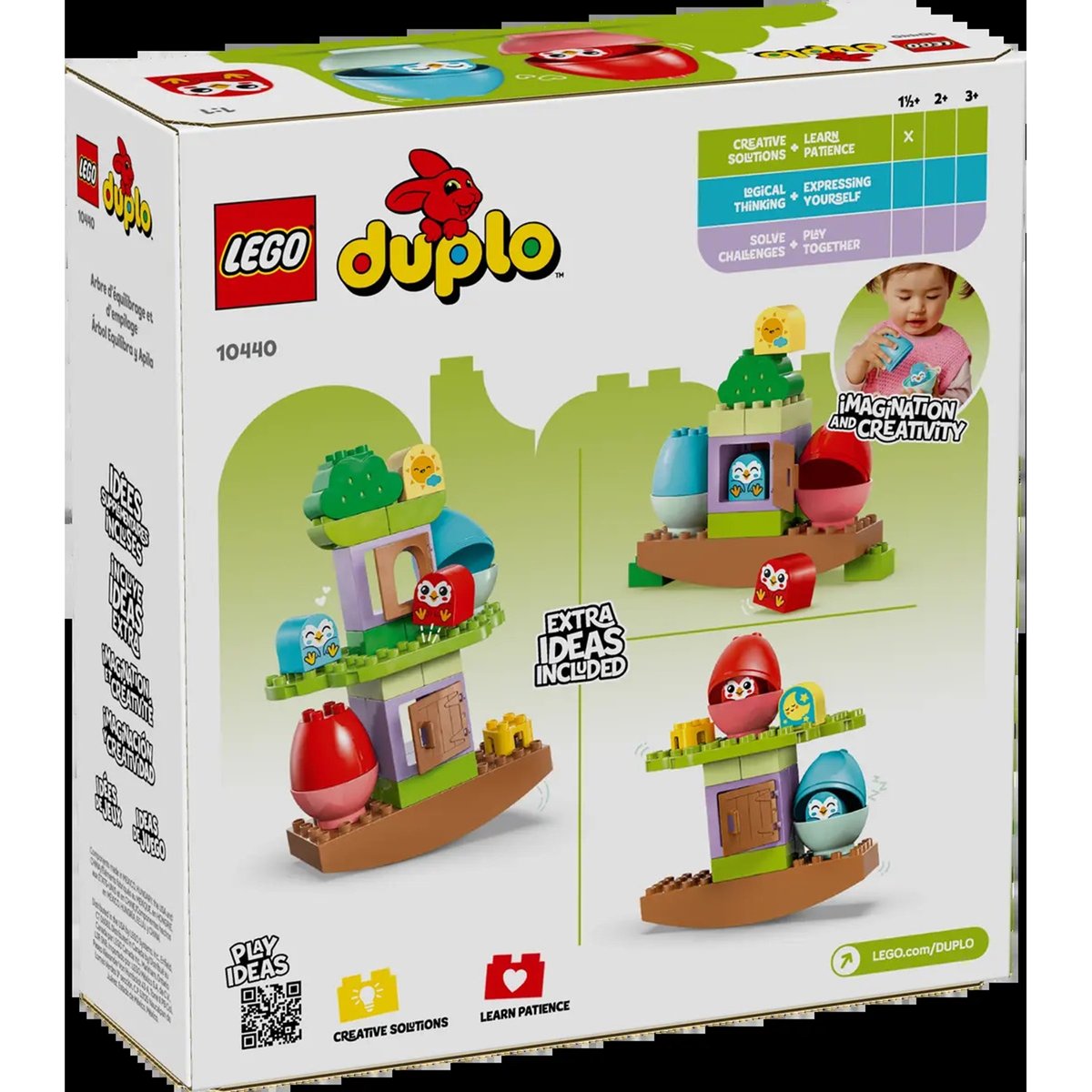 LEGO DUPLO - Arbre Équilibré et Empilable - 10440 multicolore, LEGO