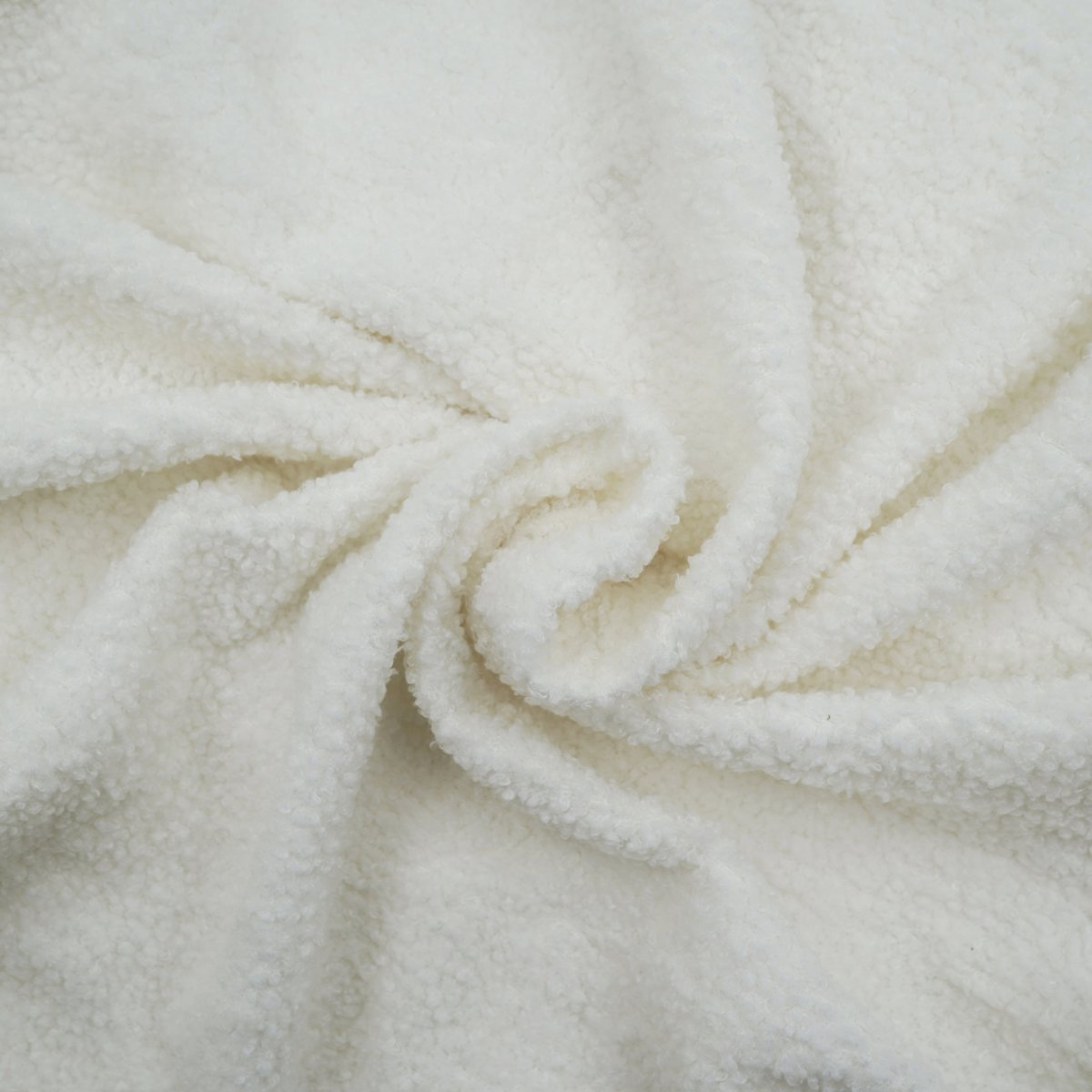 Housse de chaise extensible bouclette naturel, DOUCEUR D'INTÉRIEUR