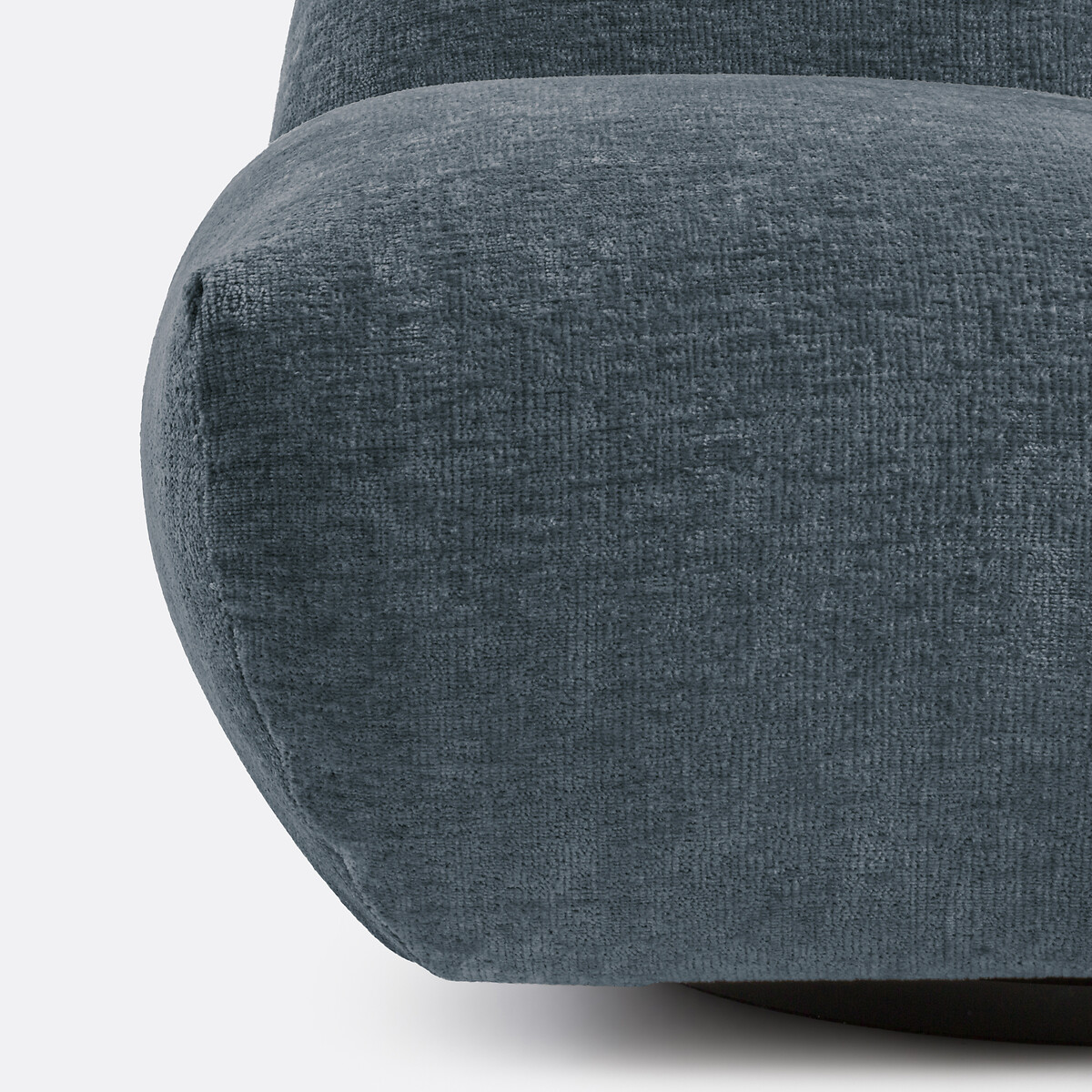 Fauteuil pivotant, velours épais, Nuria bleu, LA REDOUTE INTERIEURS