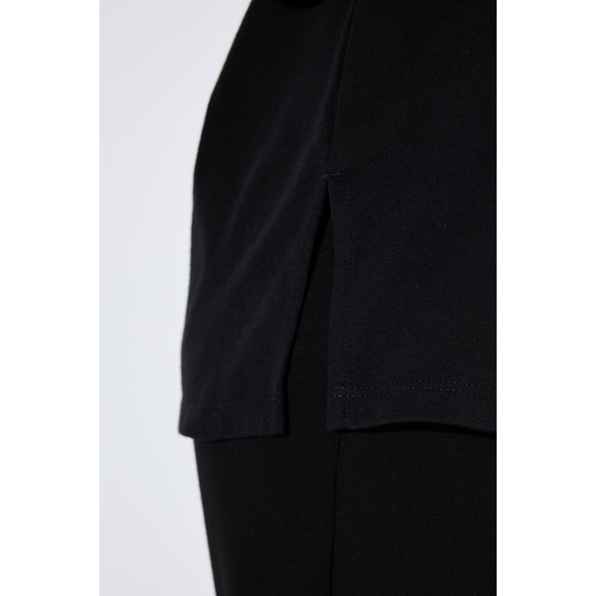 T-shirt avec strass fantaisie noir, ULLA POPKEN
