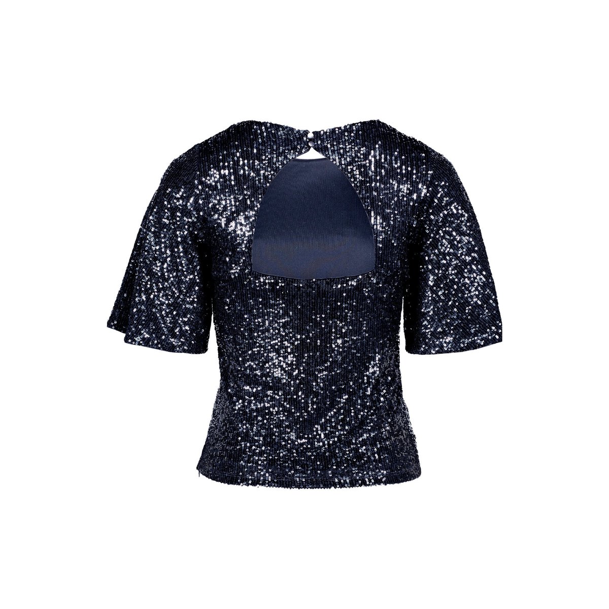 Blouse à paillettes à manches à ailettes night sky, VERA MONT