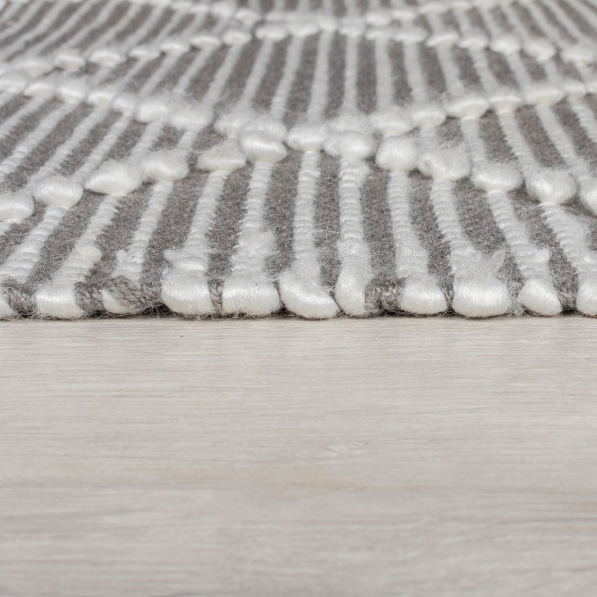 Tapis intérieur extérieur style berbère CLARA gris, NOVATREND