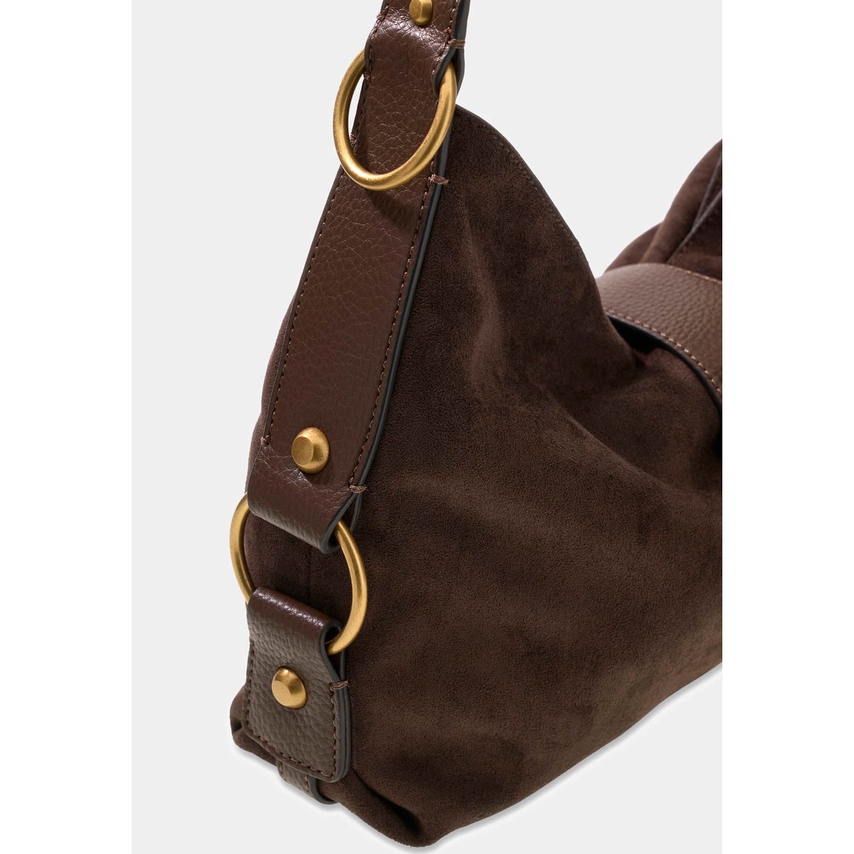 Grand Sac À Épaule Camden marron, GUESS