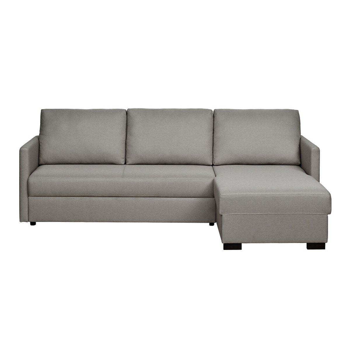 Sofá Roma, de 3 lugares reversível, Lourini® cinzento, LOURINI