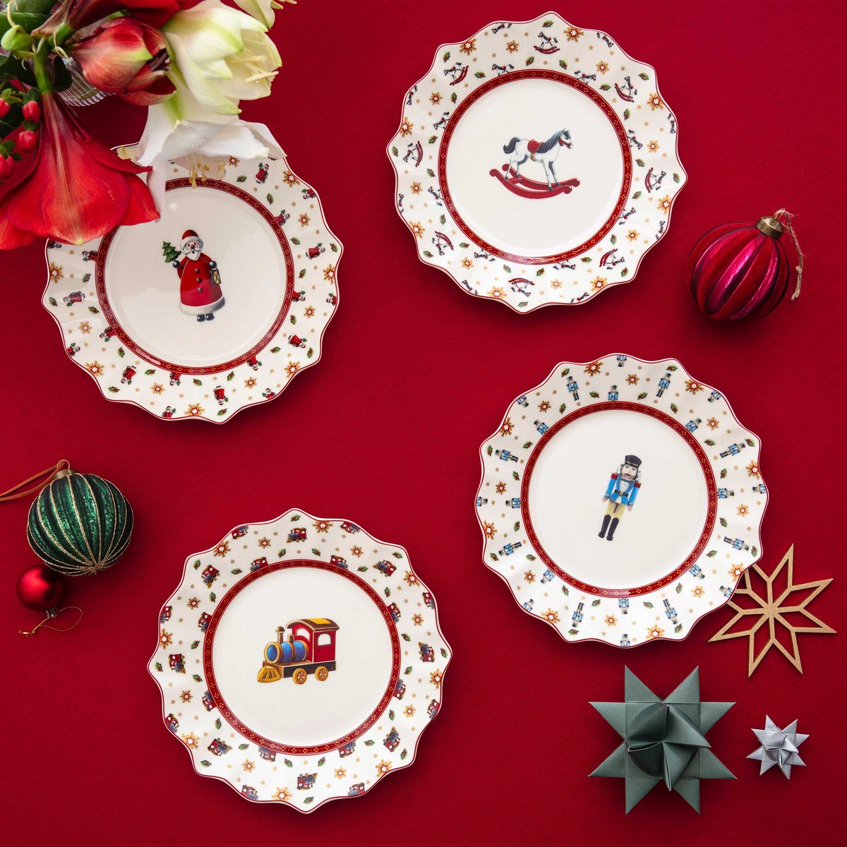 Ensemble D'assiettes, Anniversaire, 4Pcs TOY'S DELIGHT multicolore, VILLEROY & BOCH