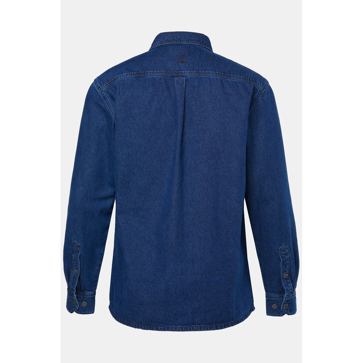 Chemise en jean, manches longues et col Kent bleu jean, JP1880