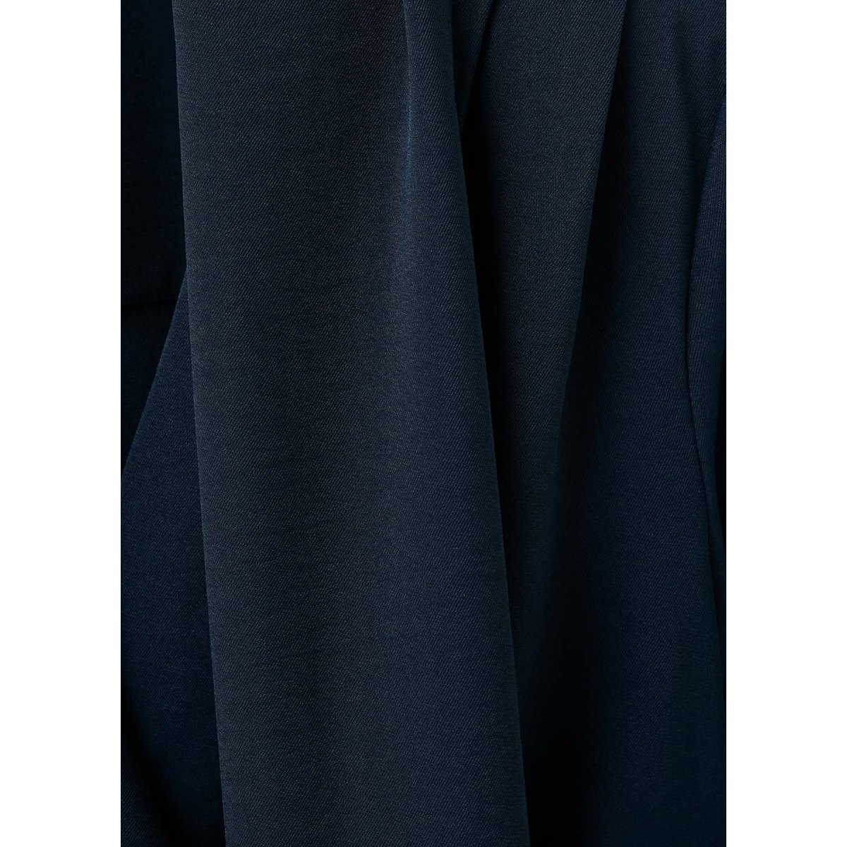Robe foulard drapée bleu marine, MANGO