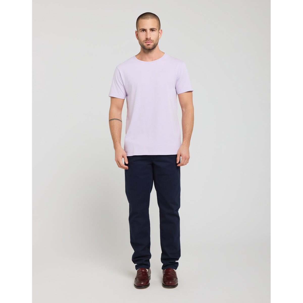 PANTALON CHINO DRESS marine, PULLIN