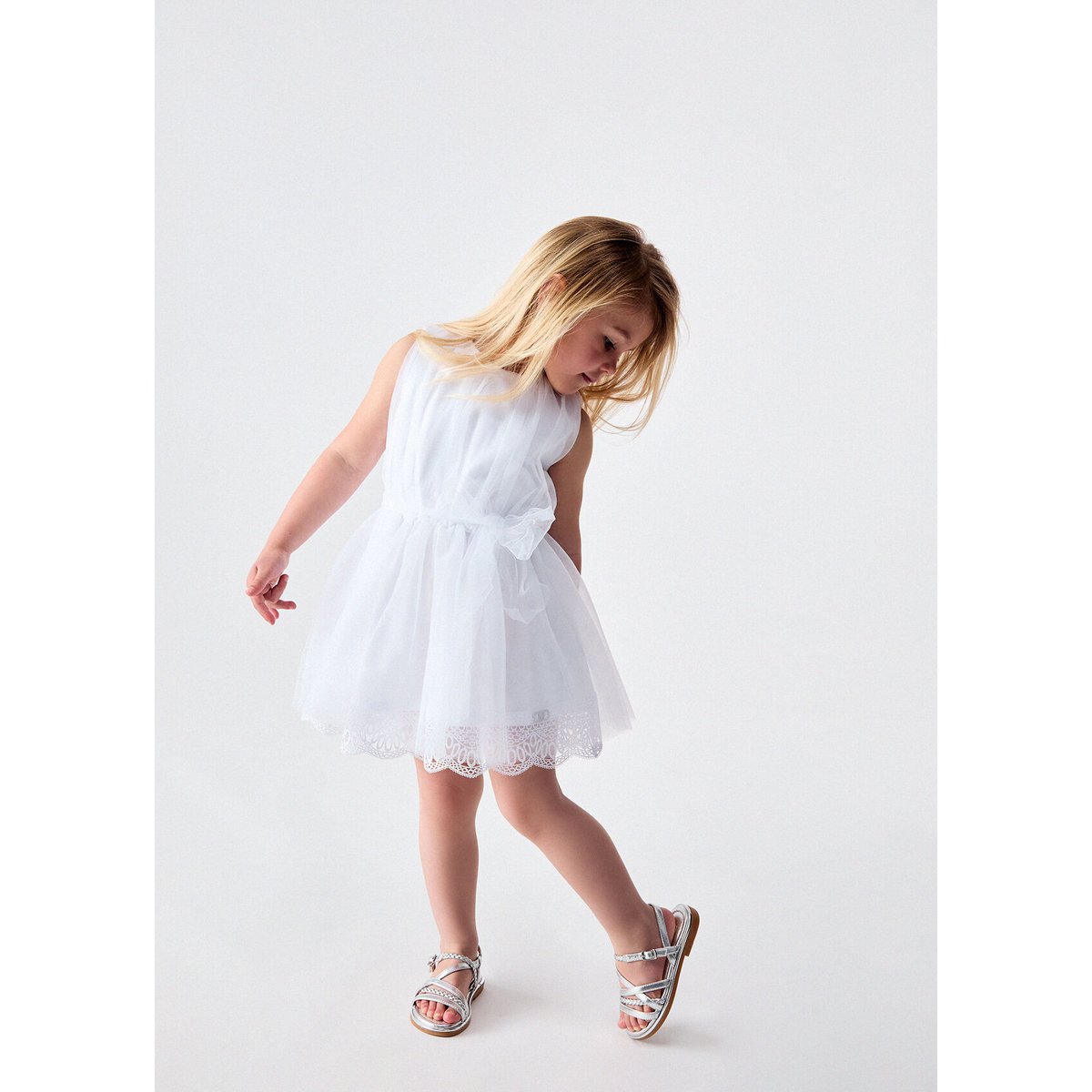 Robe courte en tulle blanc, LIU JO
