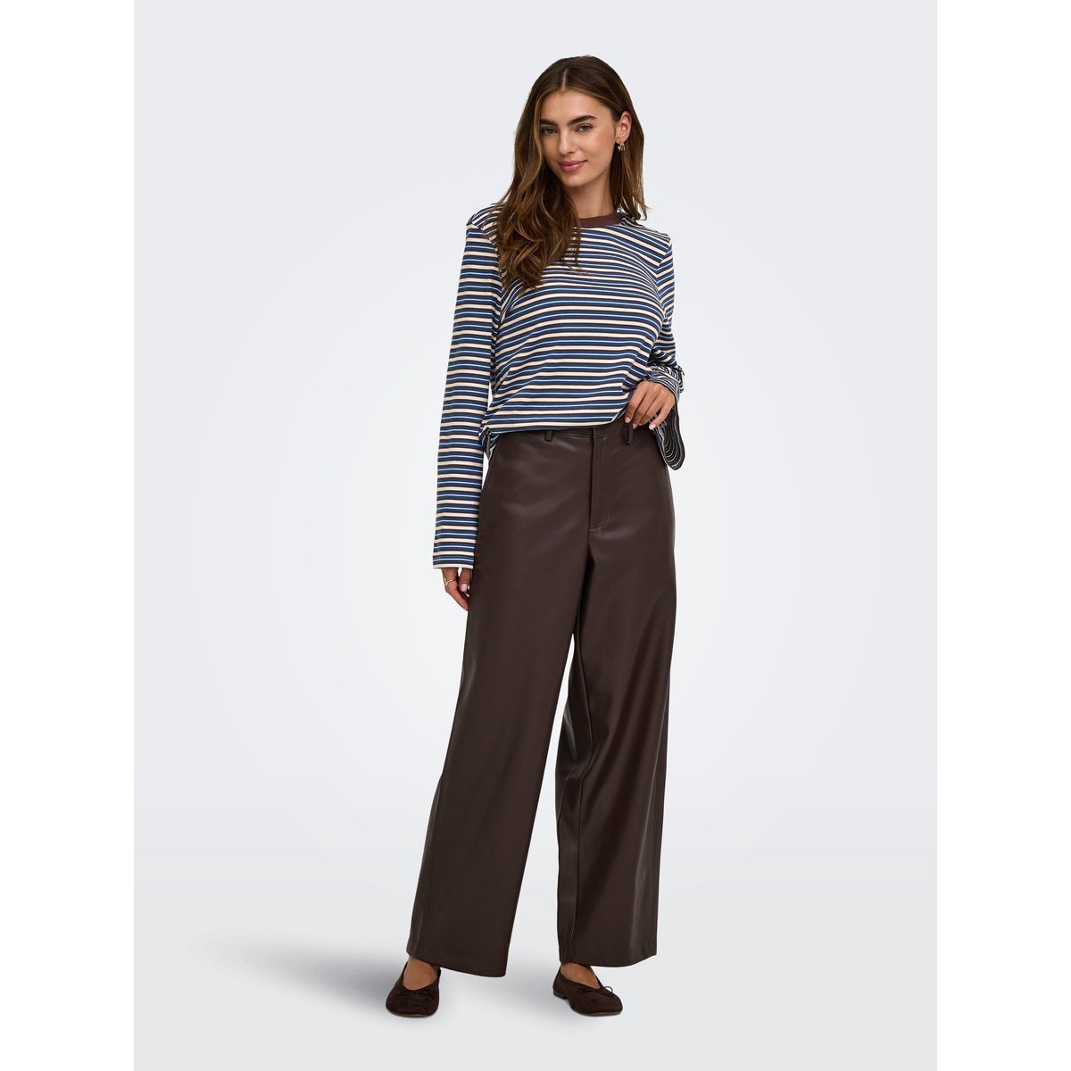 Pantalon Classique chocolate torte, ONLY