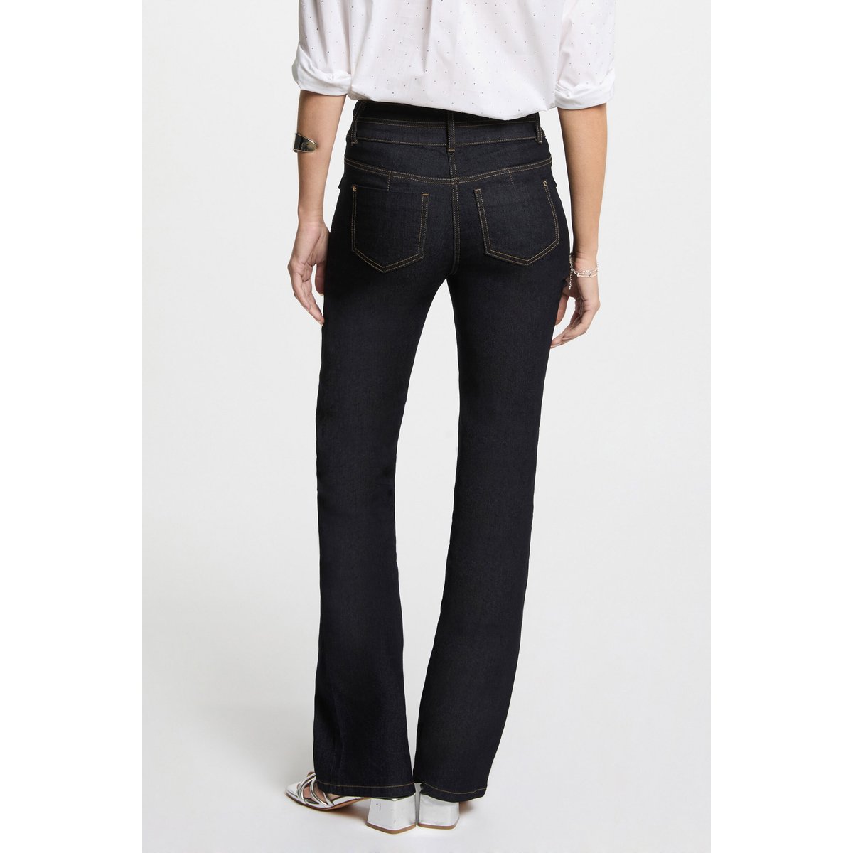 Jeans bootcut bleu, MORGAN