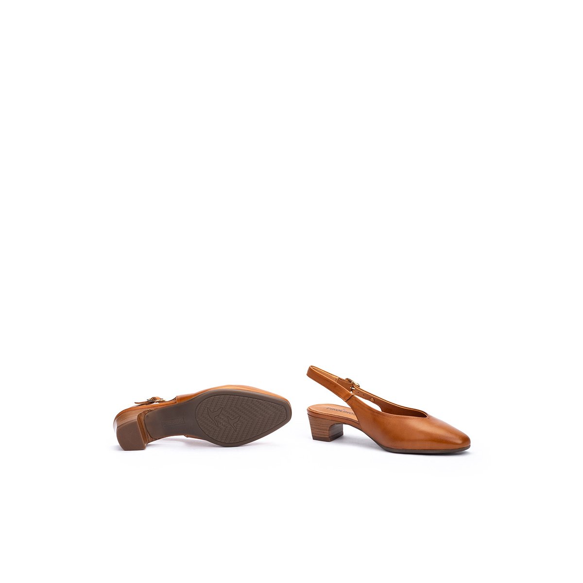 Chaussures à talon cuir Manises brandy, PIKOLINOS