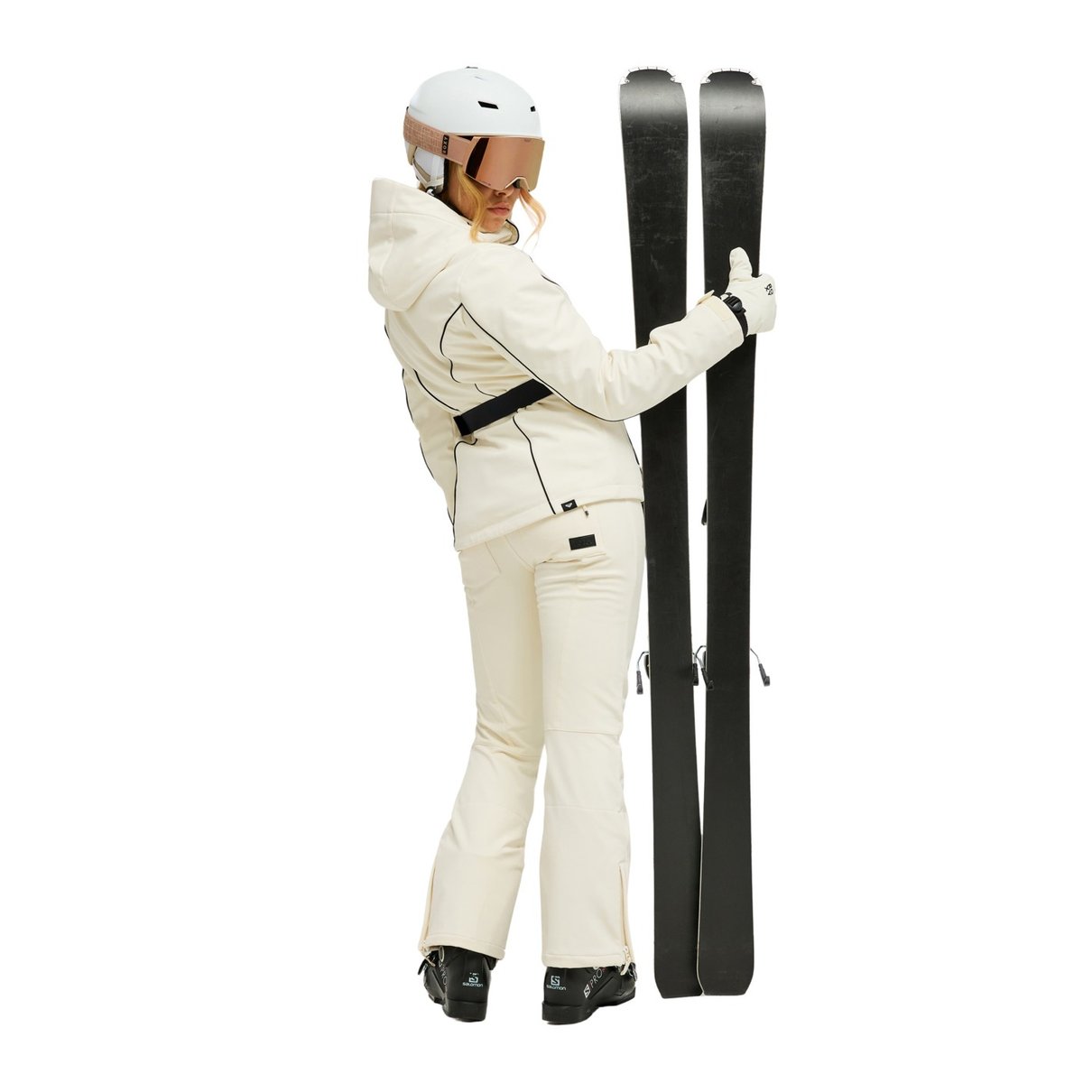 Veste technique softshell 15K PEAK ECLIPSE. blanc whisper white, ROXY