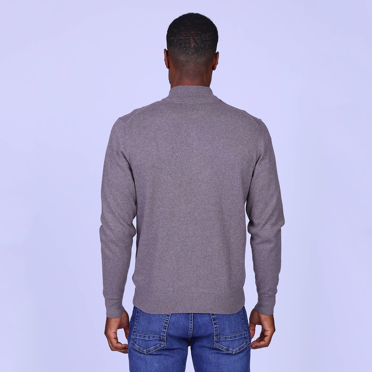 Pull col camionneur taupe, MISE AU GREEN
