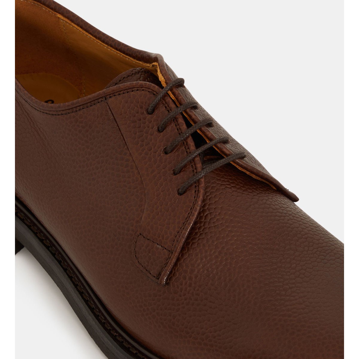Derbies opera en cuir goodyear marron, COMPTOIR GL