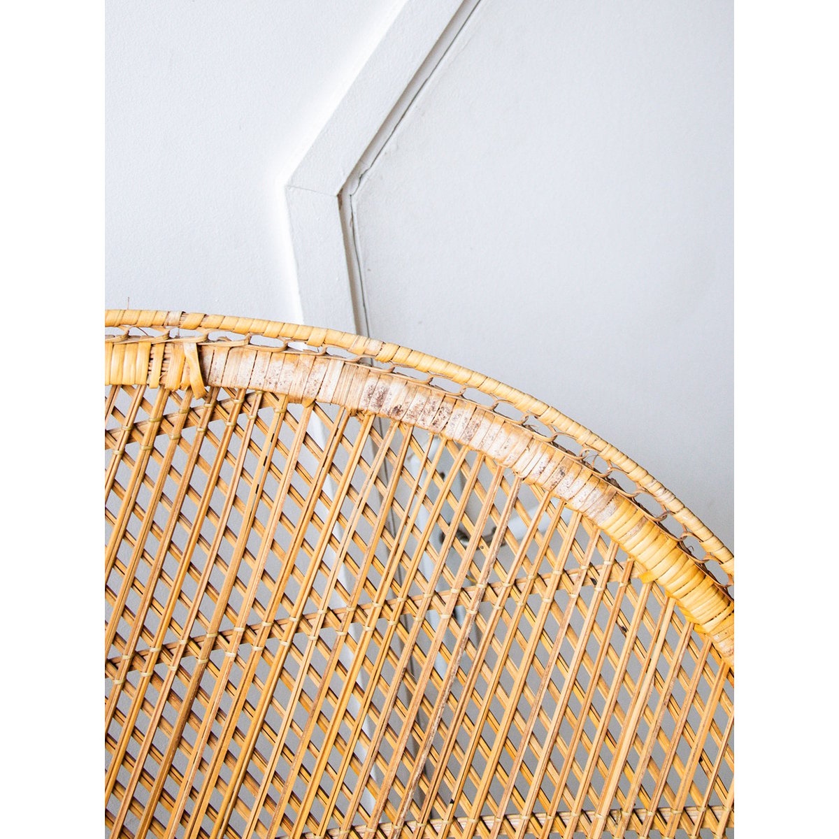 Fauteuil en rotin Ernest N°43 - Bon état bois, DEBONGOUT