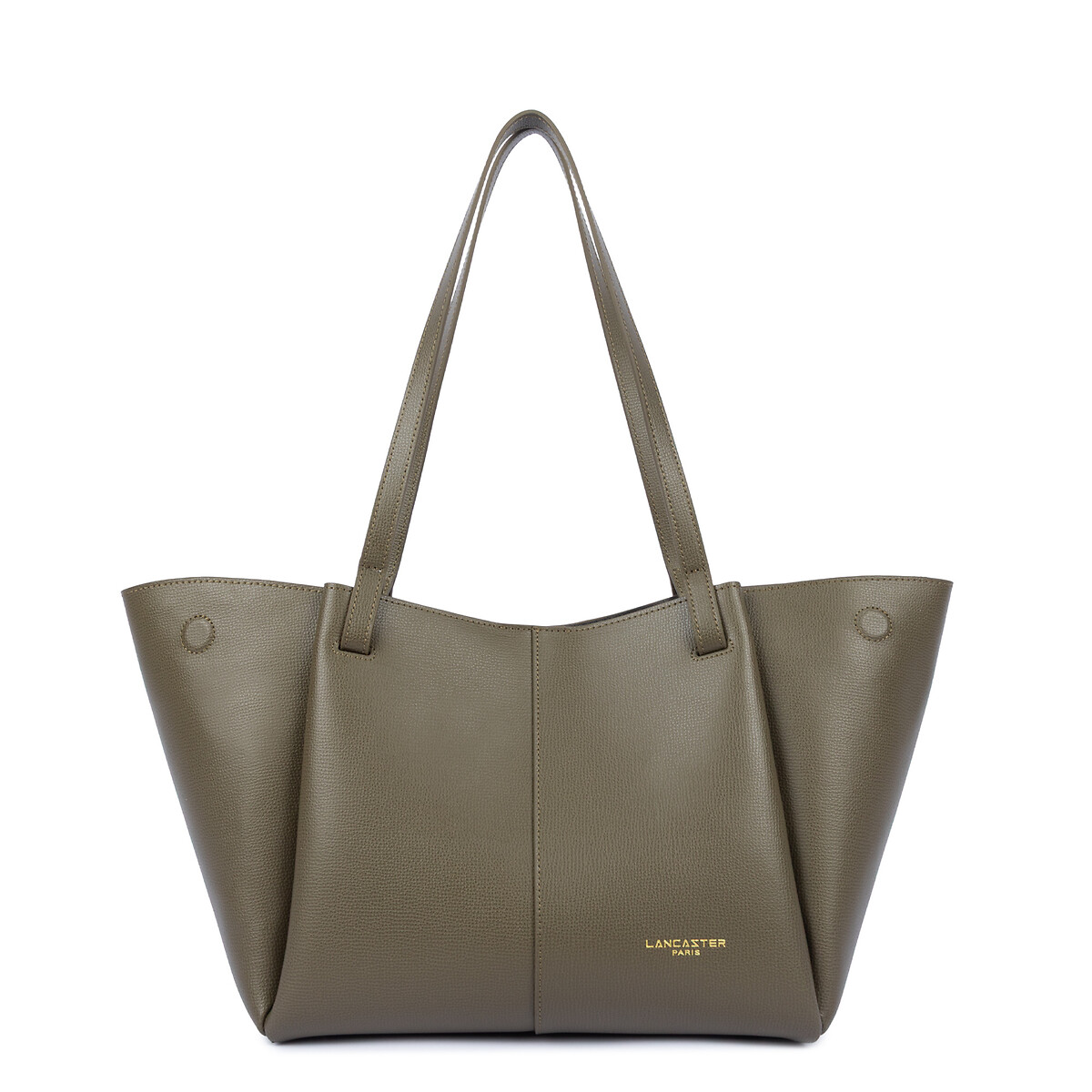 Sac tote en cuir de vachette, SIERRA HAUS kaki, LANCASTER