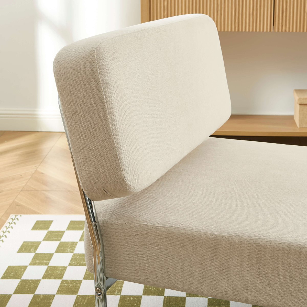 Fauteuil tissu JACK beige, BAÏTA