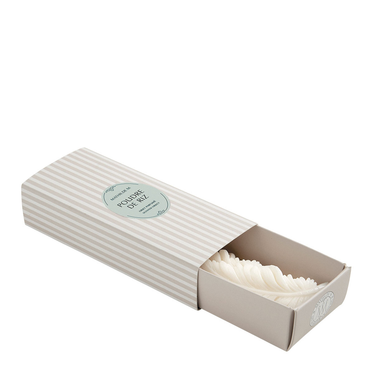 Coffret 3 décors fondants Poudre de Riz blanc, MATHILDE M
