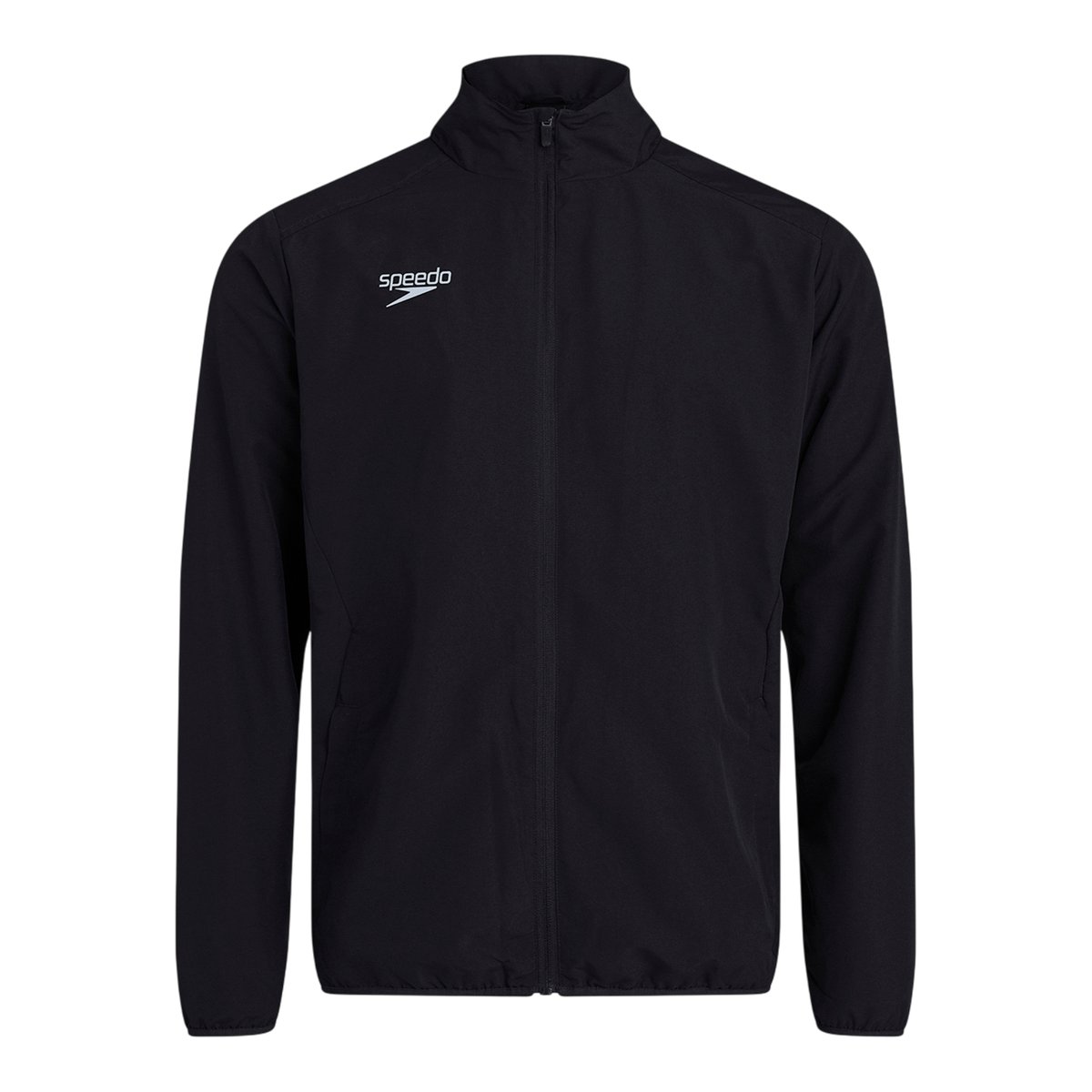 Veste de survêtement à col montant motif/style logo CLUB noir, SPEEDO