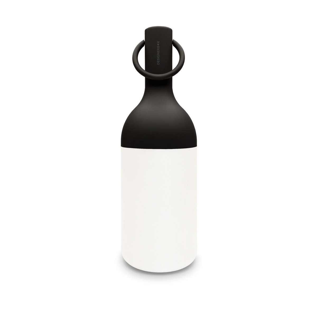 Petite lampe nomade en plastique - ELO blanc et noir, MAISON PAVANE