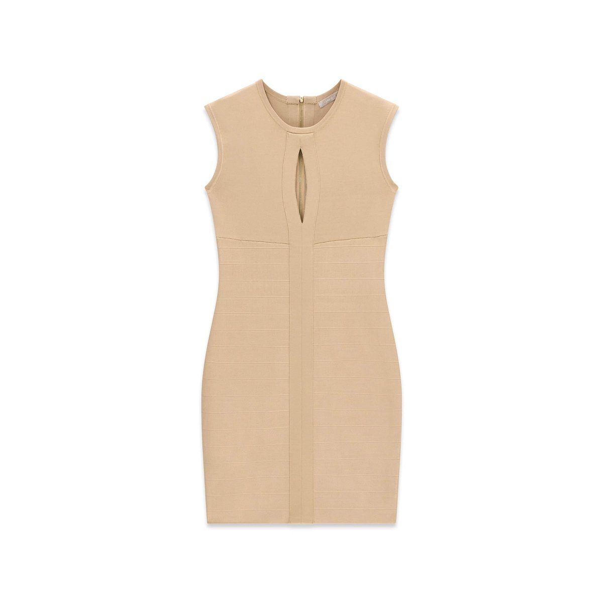 Robe Bandeau Découpée beige, GUESS