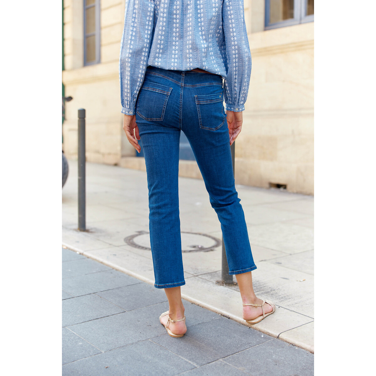 Brieg Straight Jeans in Stonewashed Denim untreated, LA PETITE ETOILE