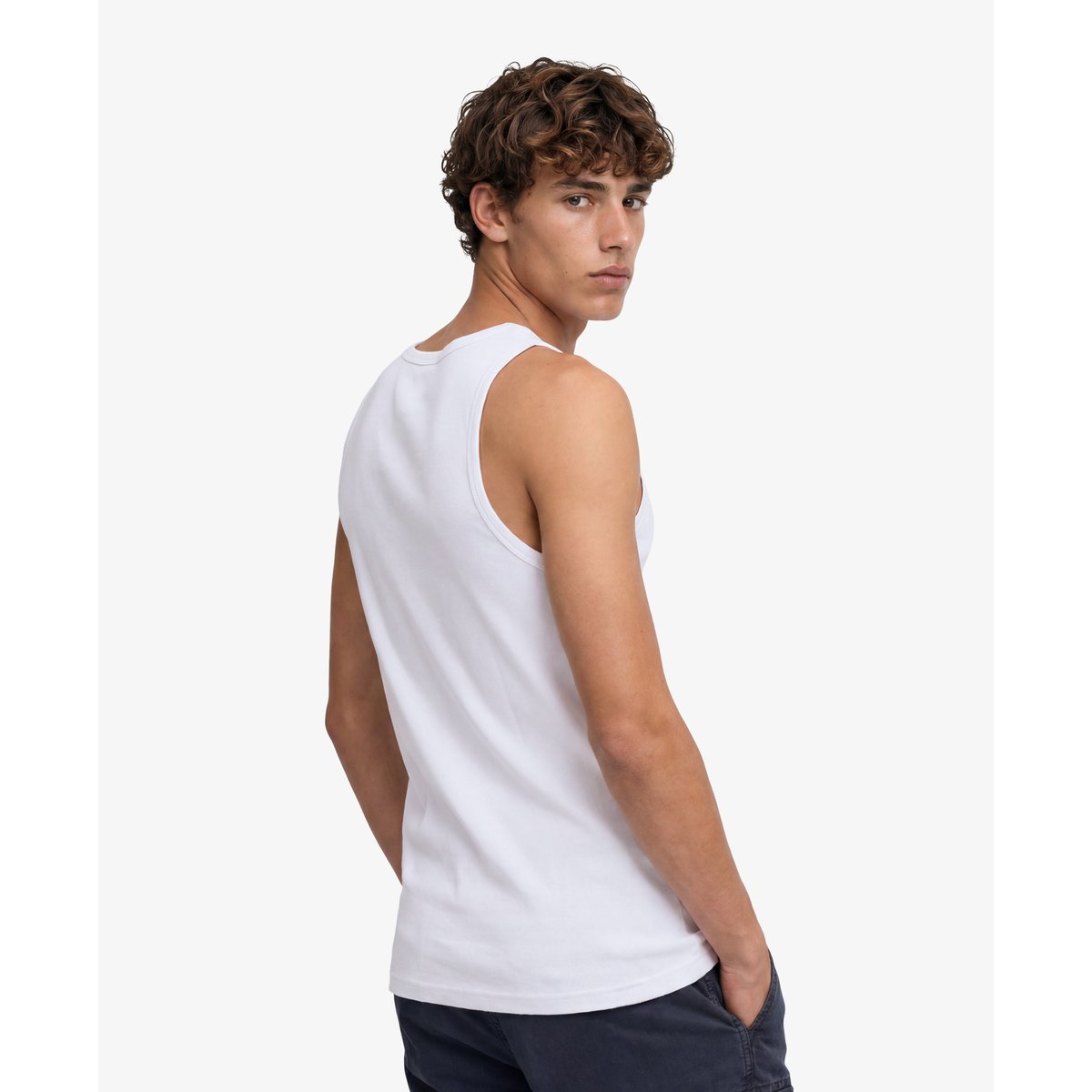 Débardeur Essential Logo Coupe Ajustée optic, SUPERDRY