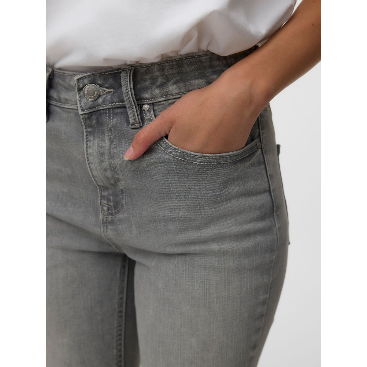 Jean Flared medium grey denim, VERO MODA