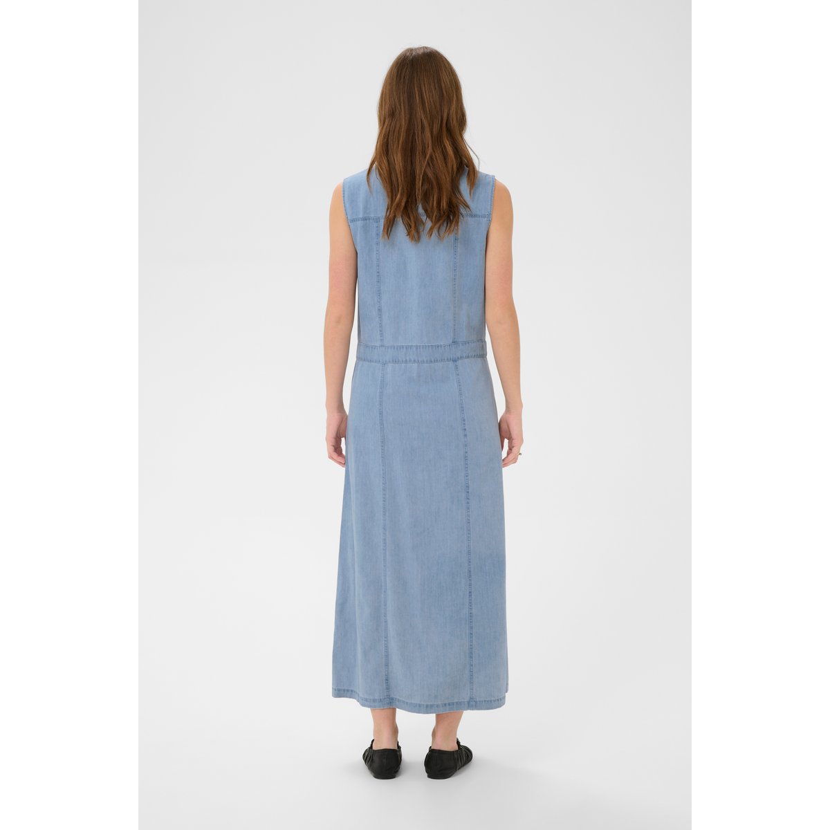 Robe bleu denim light blue denim, SOAKED IN LUXURY