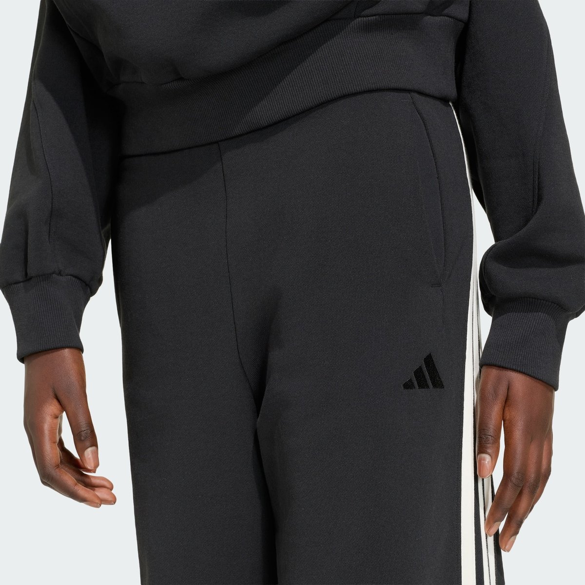 Pantalon Ample 3 Bandes Adidas Kit Pantalon Ample 3 Bandes Adidas Kit black / off white, ADIDAS SPORTSWEAR