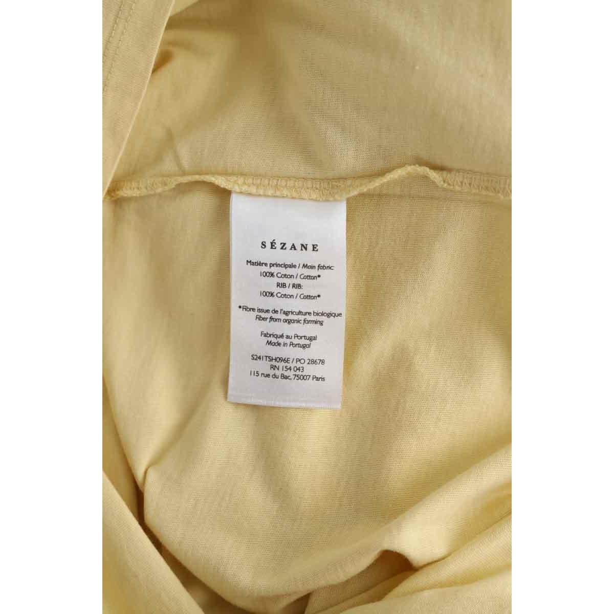 T-shirt - Bon État jaune, SEZANE
