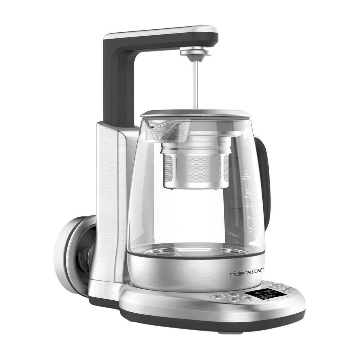 Théière BTA850 Cha Dao Expert argent, RIVIERA & BAR