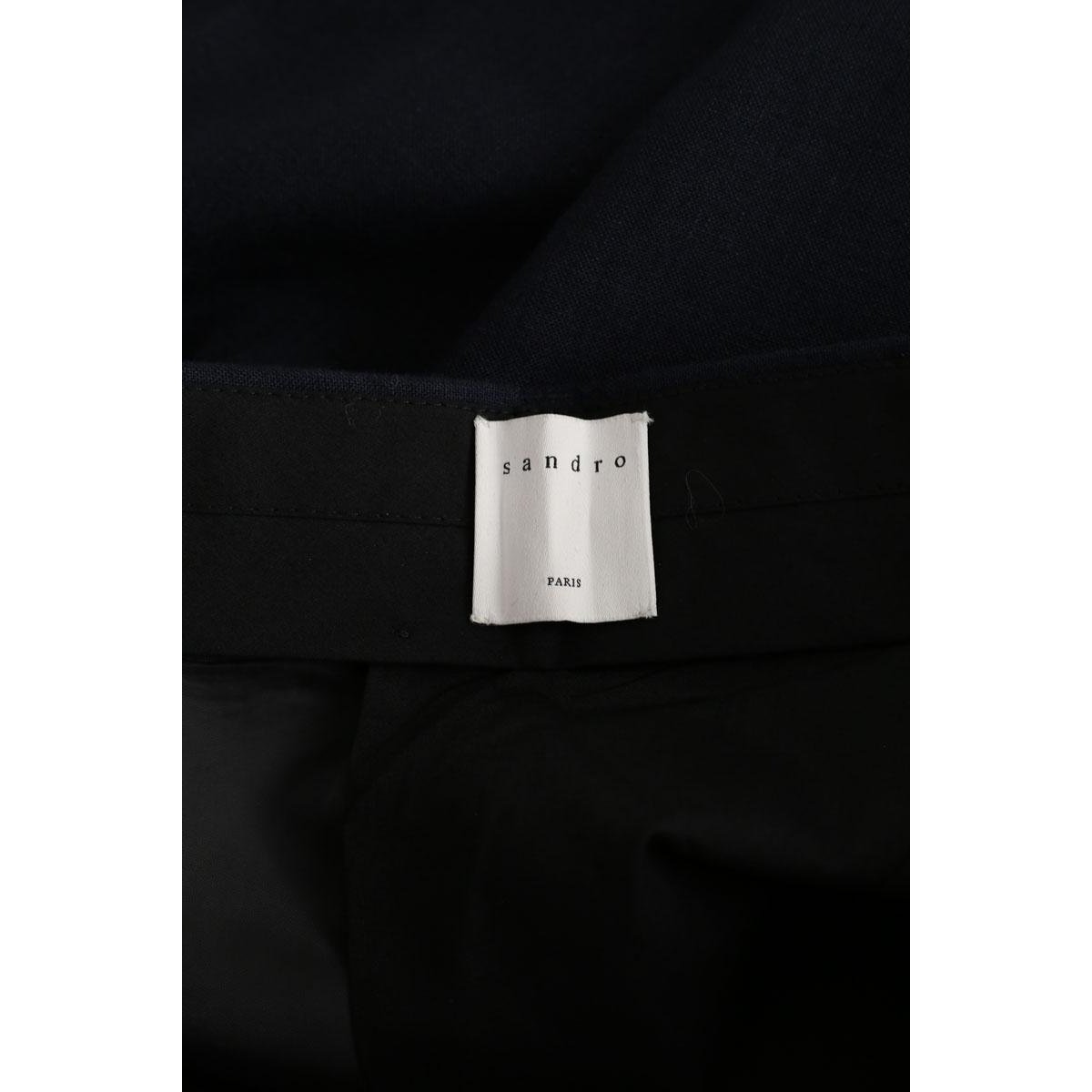 Pantalon droit - Très Bon État marine, SANDRO