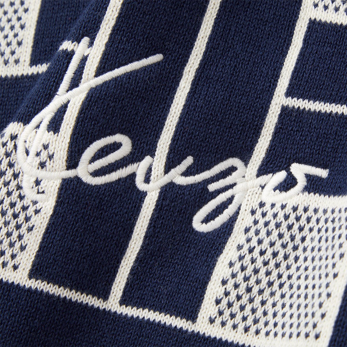 Plaid en coton, K WEAVE marine, KENZO HOME