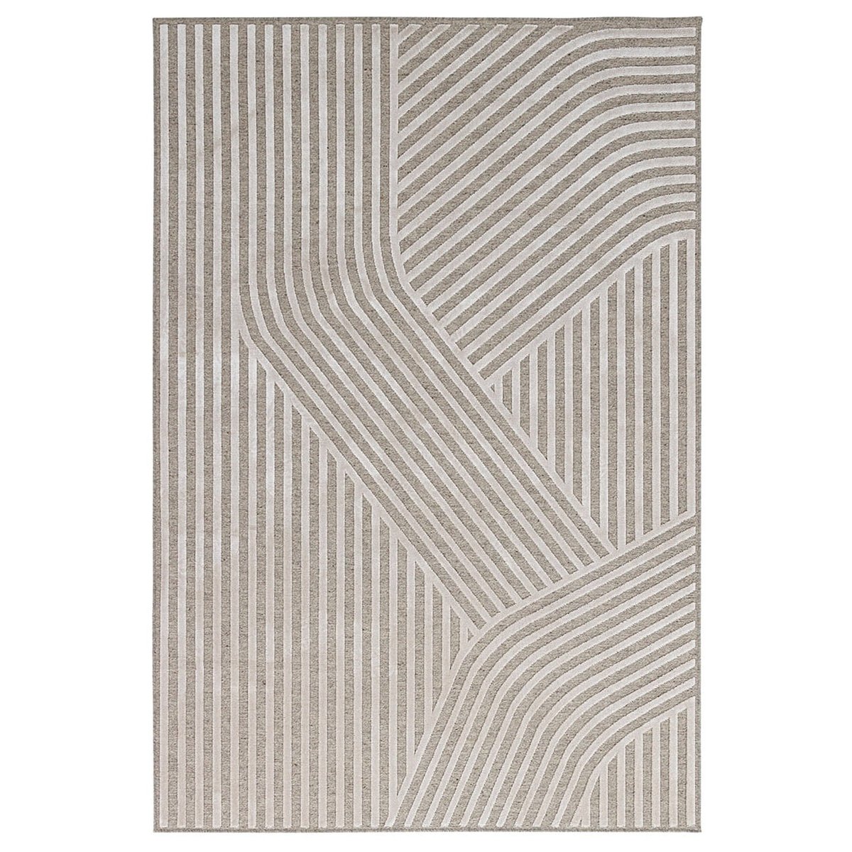 Tapis salon et chambre moderne BELGRAVIA beige, NOVATREND