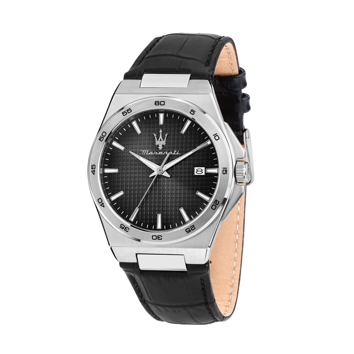 Montre VELOCITA' noir, guilloché, MASERATI
