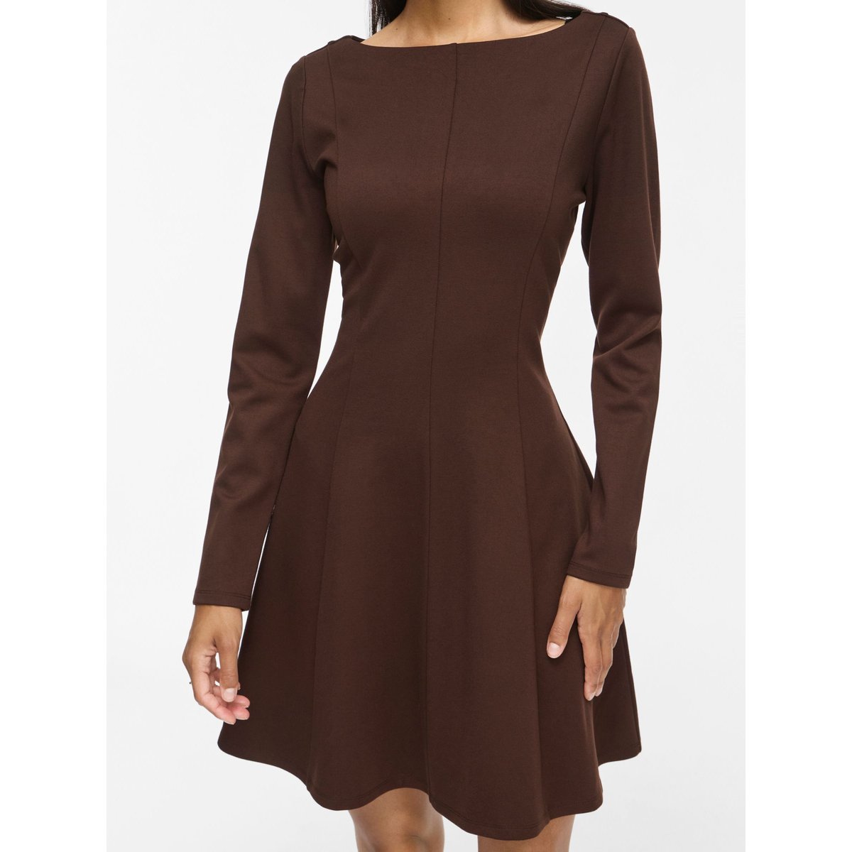 Robe Courte marron - coffee bean1, VILA