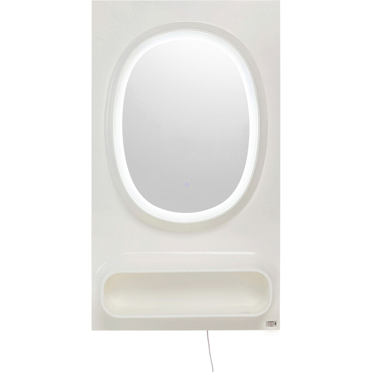 Wandspiegel Aero LED Grün 80x141cm weiss, KARE DESIGN