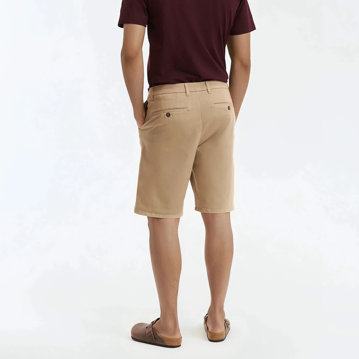 Bermuda chino Signature, JONAS beige, LA REDOUTE COLLECTIONS
