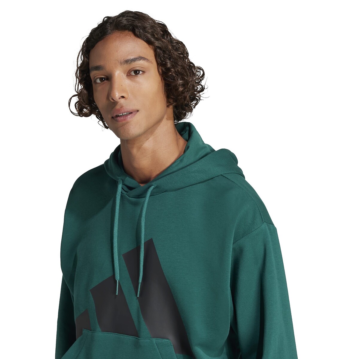 Sweat à capuche col rond vert, ADIDAS SPORTSWEAR