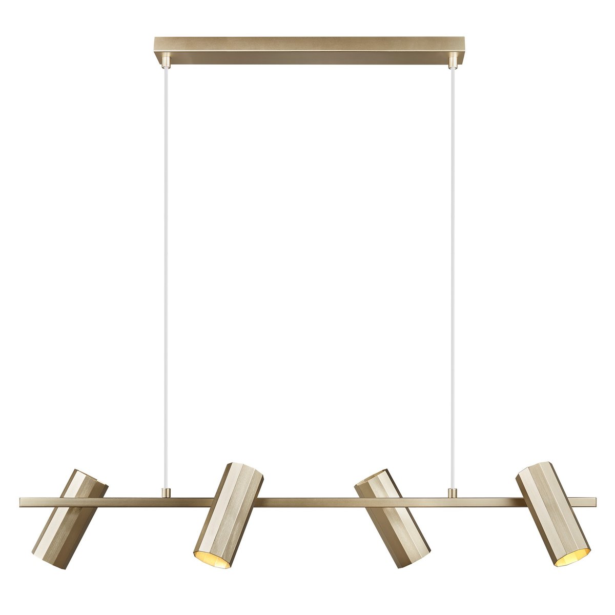 Suspension minimaliste en métal, ALANIS 4-Spot laiton, NORDLUX