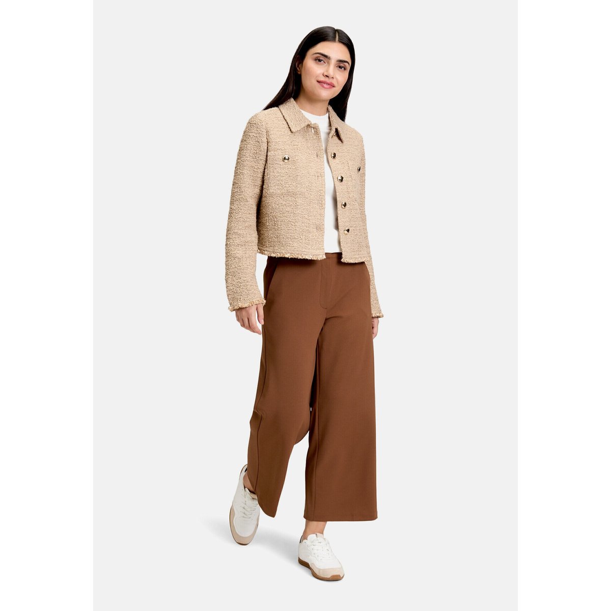 Veste blazer à manches longues beige, BETTY BARCLAY