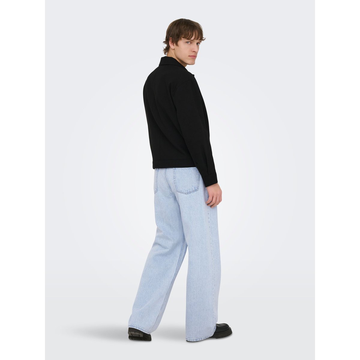 Jean À Jambe Large light blue denim, ONLY & SONS